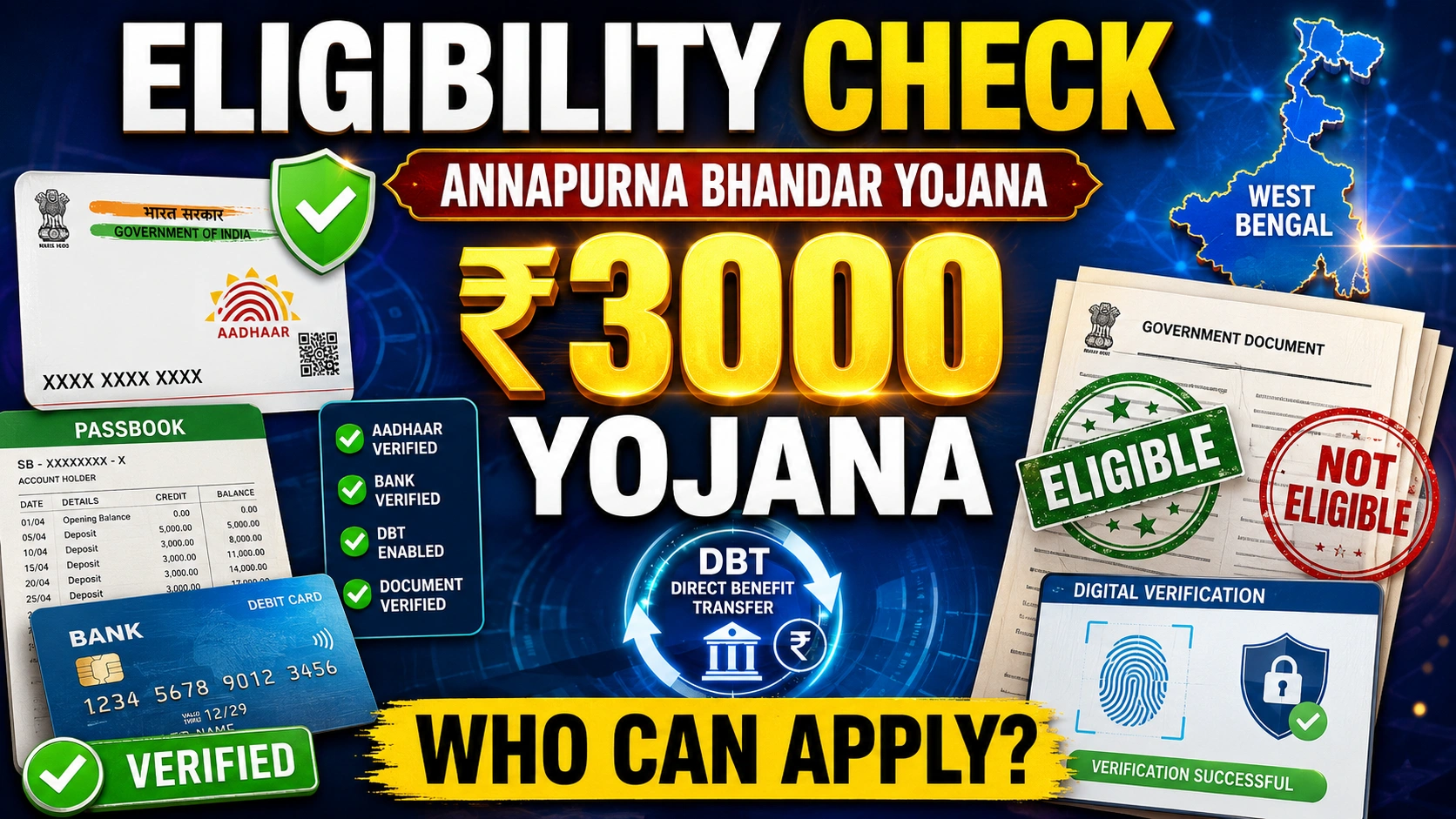 How to Check Annapurna Bhandar Yojana Eligibility Criteria