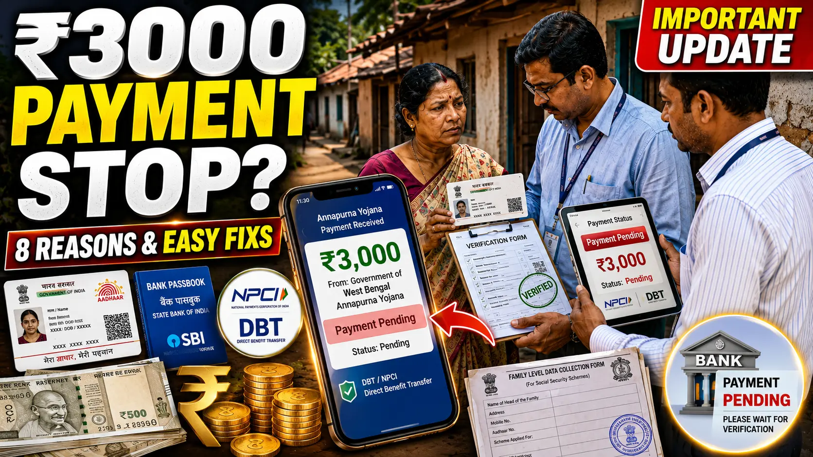 Annapurna Yojana Payment Not Received 8 Reasons Easy Fixes